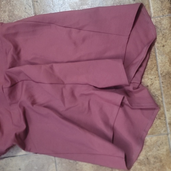 Fashion Nova avi light marsala red shorts jumper romper xl lace stretch - Picture 7 of 9